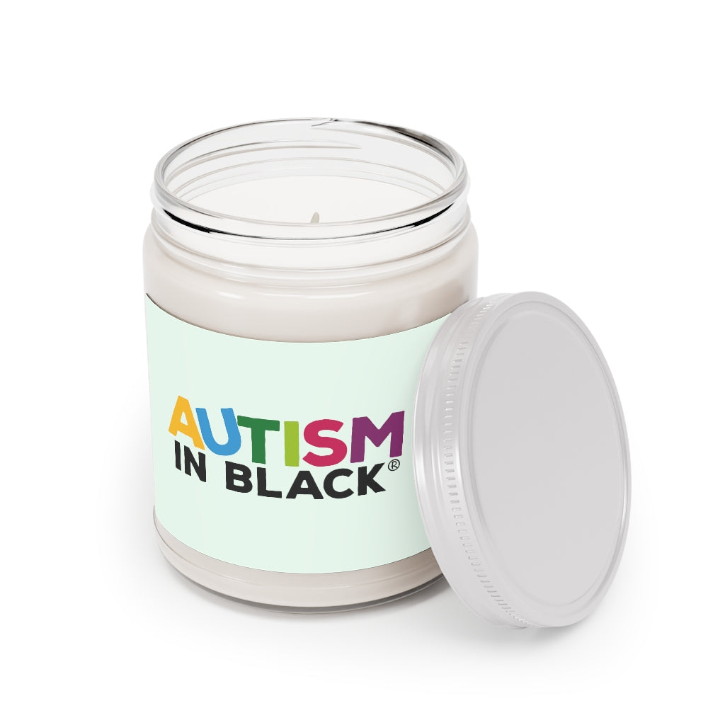 Colorful Autism In Black Scented Candle (9 oz)