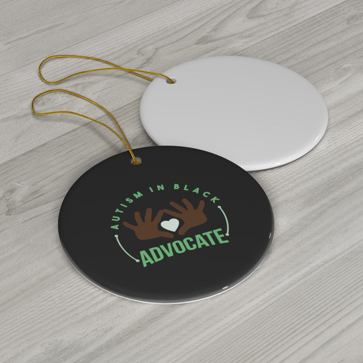 Autism in Black® Advocate Ceramic Ornament, 4 Shapes