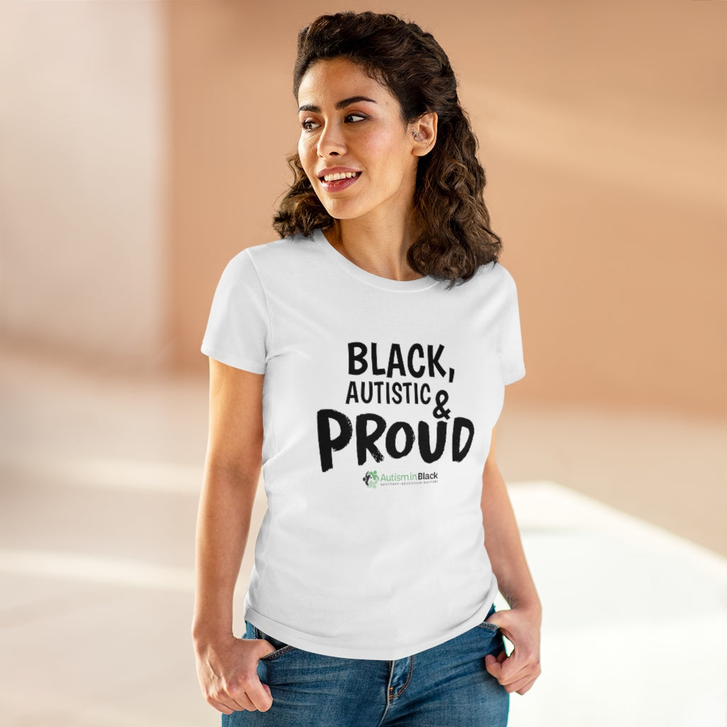 “Black, Autistic & Proud” Women's Tee