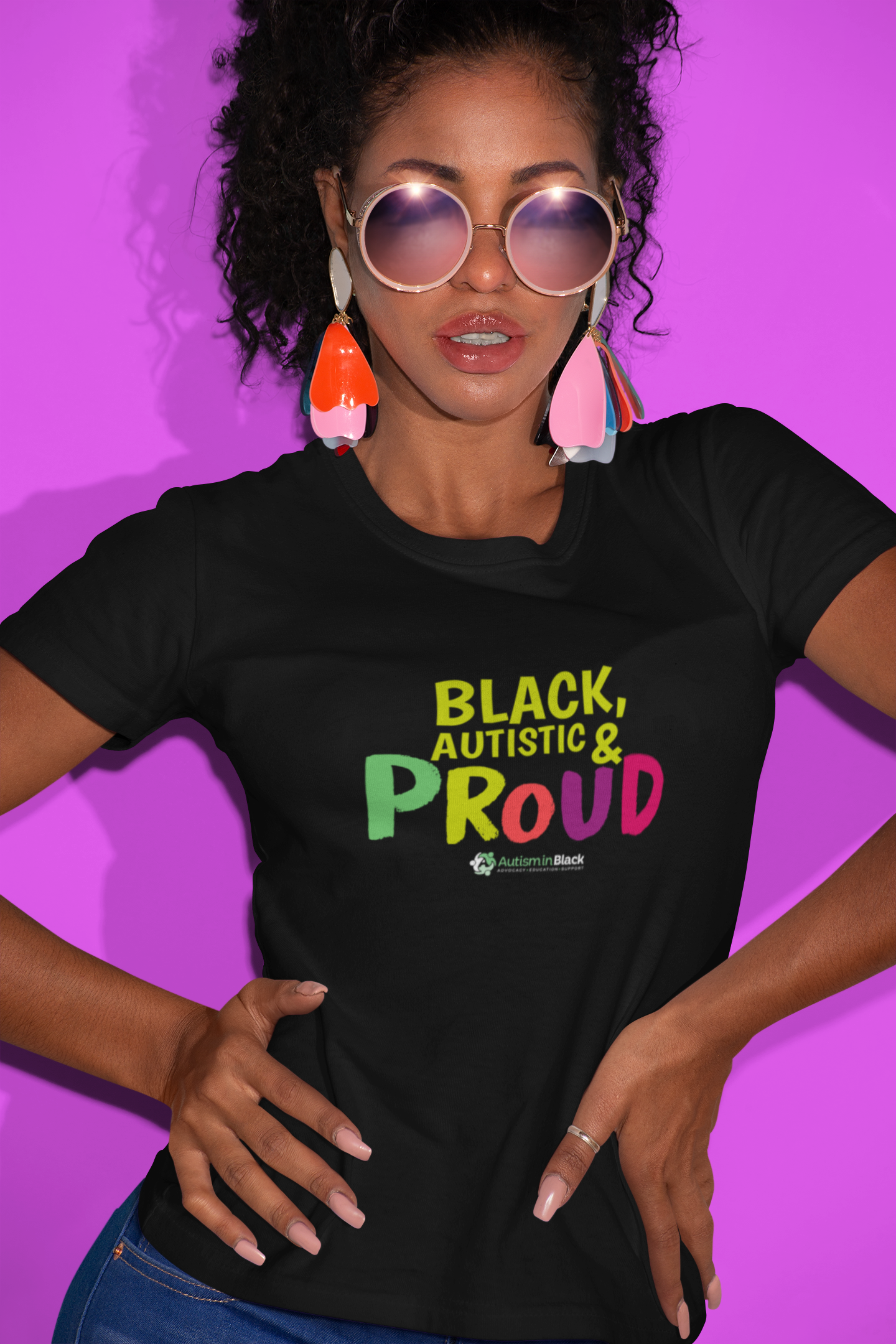 “Black, Autistic & Proud” Tee