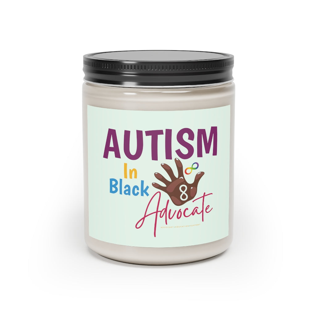 Colorful Autism In Black Scented Candle (9 oz)